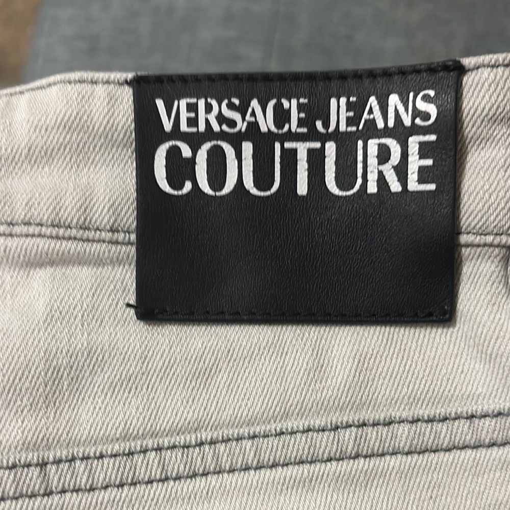 Versace Jeans Couture acid fade jeans
